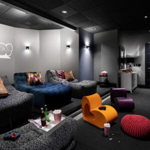 home theater decor idea