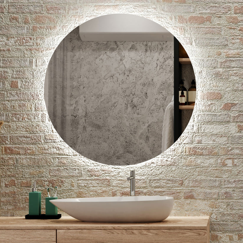 round halo mirror